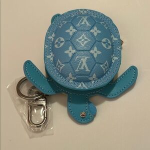 Louis Vuitton Light Blue Turtle Key Holder